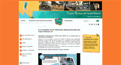 Desktop Screenshot of foyersruraux52.org